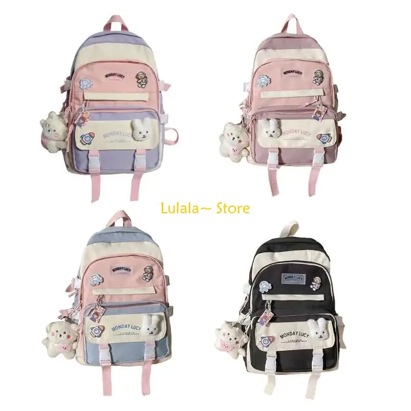 Y4QA Fashionable Book Bag for Teen Girls and Grade School Students Laptop Backpack Travel School Bags Large Daypack
Y4QA Fashionable Book Bag for Teen Girls and Grade School Students Laptop Backpack Travel School Bags Large Daypack