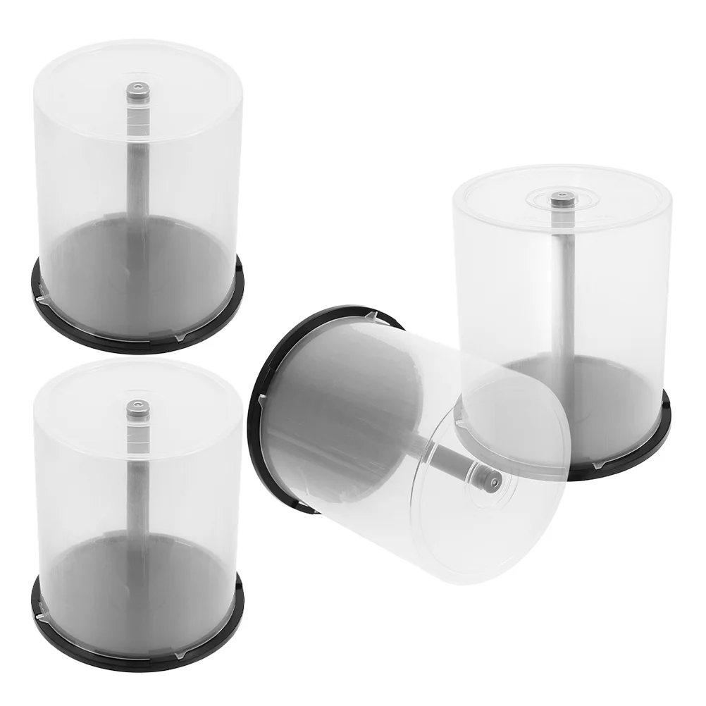 4 Pcs CD Storage Bin Case Round Boxes with Lids Display Bag Pp Holder Holders Cases
4 Pcs CD Storage Bin Case Round Boxes with Lids Display Bag Pp Holder Holders Cases