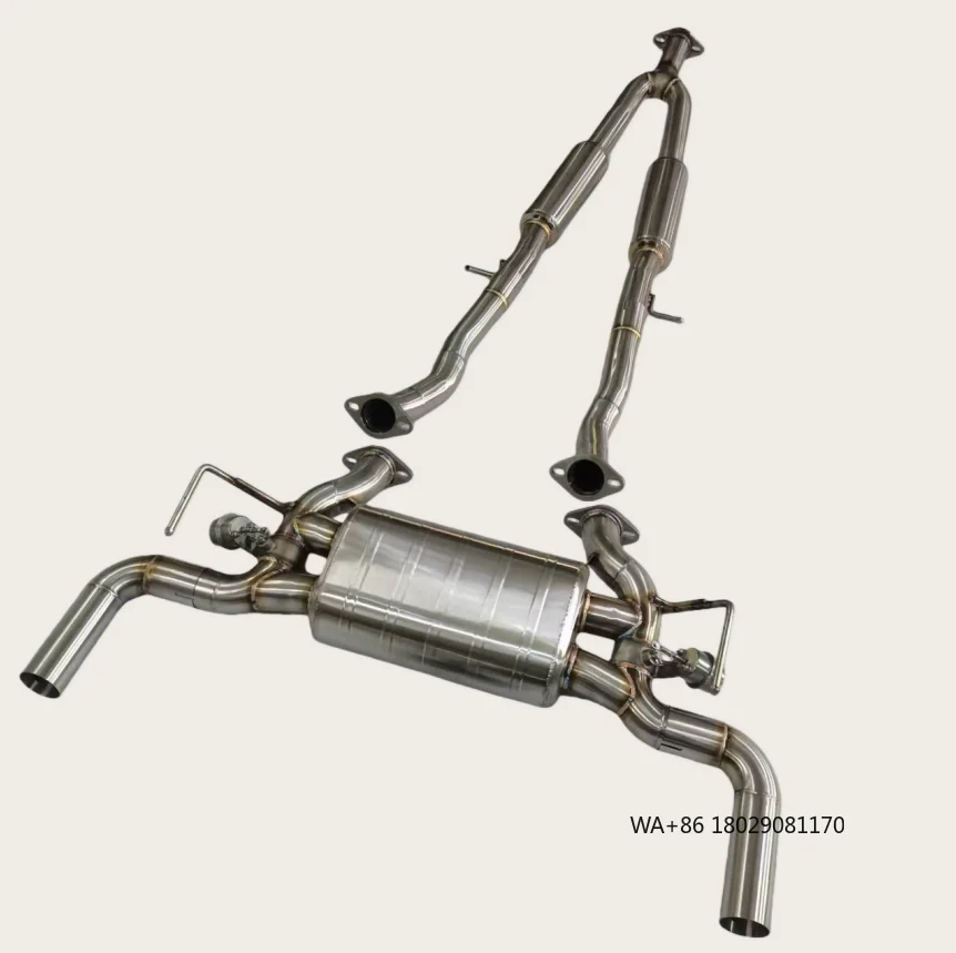 Выхлопная система Catback с вакуумным клапаном для Q50 RWD 3.0T 2014+ из нержавеющей стали 304
Выхлопная система Catback с вакуумным клапаном для Q50 RWD 3.0T 2014+ из нержавеющей стали 304