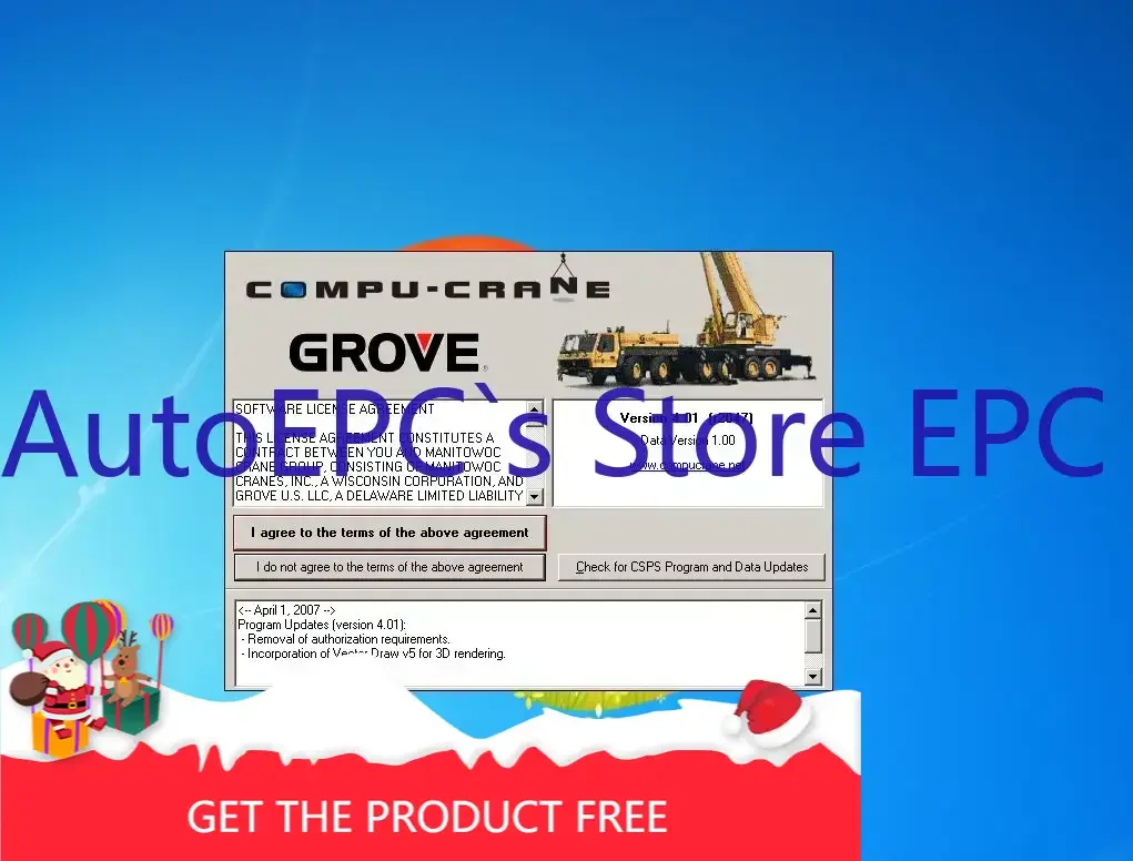 AutoEPC Grove Compu-Crane CSPS V4.01.2047 Data Version 1.00
AutoEPC Grove Compu-Crane CSPS V4.01.2047 Data Version 1.00