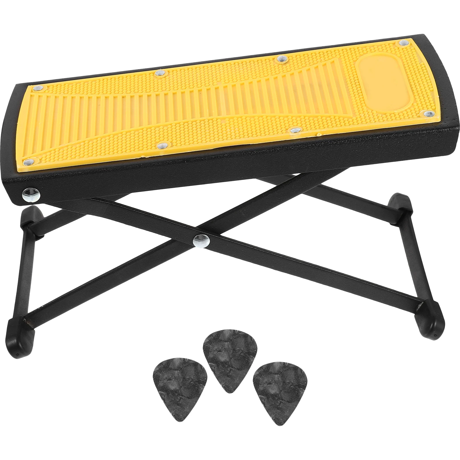 Guitar Pedal 6 Levels Black Yellow Classical Acoustic Footstool Pad Practice Stool Foldable Portable Support Accessory Guitar
Guitar Pedal 6 Levels Black Yellow Classical Acoustic Footstool Pad Practice Stool Foldable Portable Support Accessory Guitar