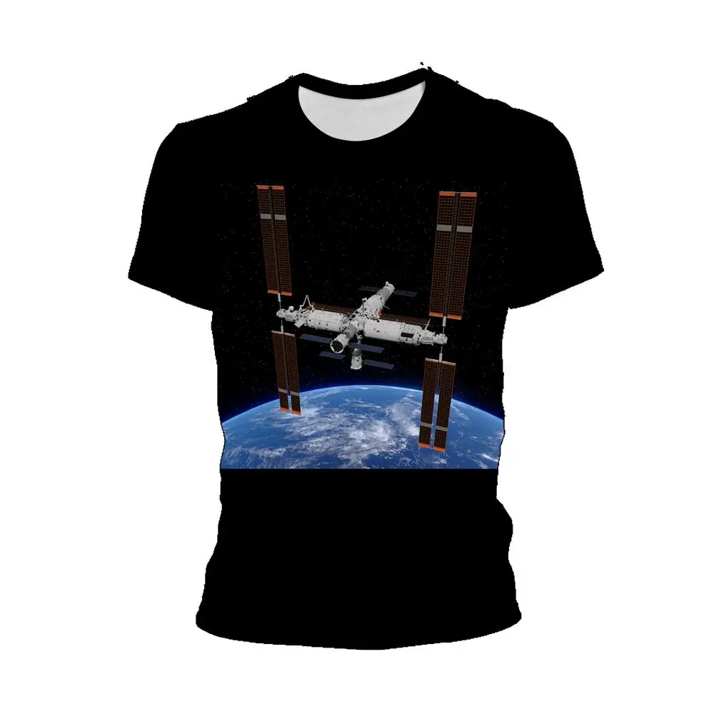 Tiangong Space Station T-shirt Chang'e 6 Graphic T Shirt for Men Clothing China Manned Space Program Short Sleeve T-shirt Tops
Tiangong Space Station T-shirt Chang'e 6 Graphic T Shirt for Men Clothing China Manned Space Program Short Sleeve T-shirt Tops