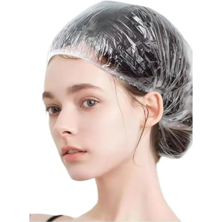 200 PCS Disposable Shower Caps Plastic Clear Hair Cap Elastic Waterproof Hair Bath Caps Thickening Shower Cap for Women Men Gir
200 PCS Disposable Shower Caps Plastic Clear Hair Cap Elastic Waterproof Hair Bath Caps Thickening Shower Cap for Women Men Gir