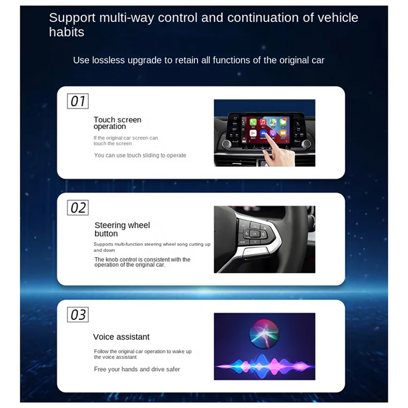【Top Picks】2 In 1 Wireless Carplay Adapter With RGB Lighting Car Adapter Seamlessly Convert Wired Android Auto To Wireless
【Top Picks】2 In 1 Wireless Carplay Adapter With RGB Lighting Car Adapter Seamlessly Convert Wired Android Auto To Wireless
