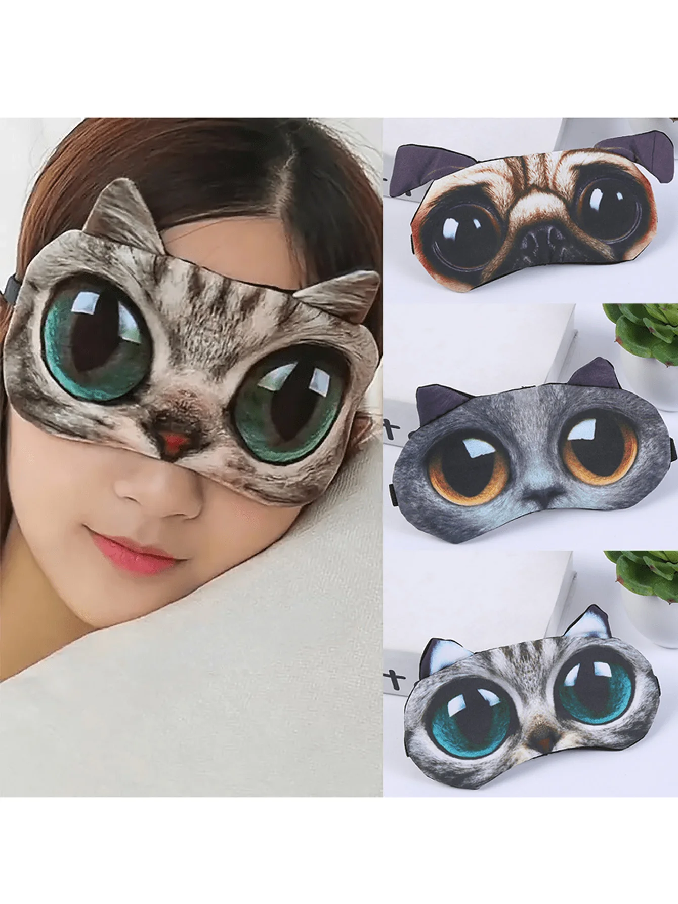 Creative 3D Cartoon Animal Sleep Mask, Animal Pattern Eye Mask
Creative 3D Cartoon Animal Sleep Mask, Animal Pattern Eye Mask