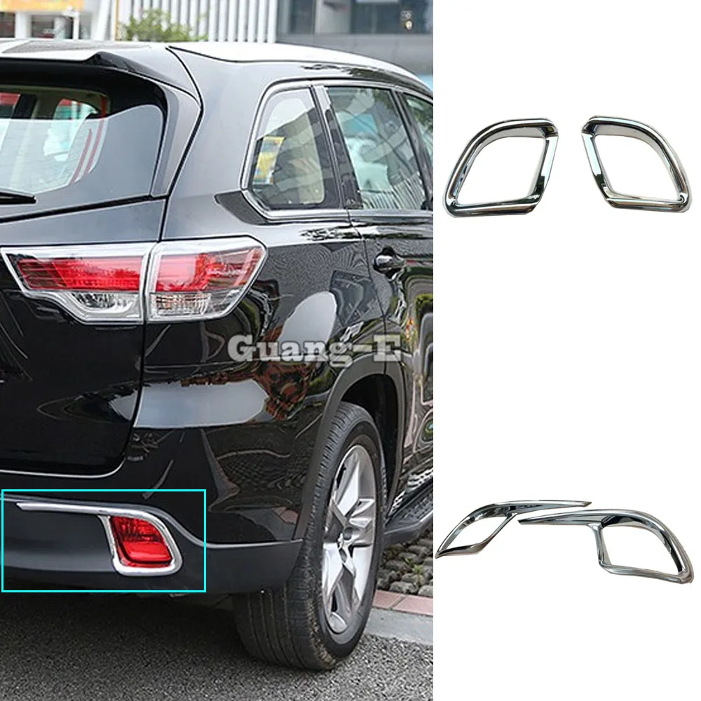 Top Quality Car Cover ABS Chrome Lamp Back Rear Tail Fog Light Trim Frame Body Stick For Toyota Highlander 2015 2016 2017-2020
Top Quality Car Cover ABS Chrome Lamp Back Rear Tail Fog Light Trim Frame Body Stick For Toyota Highlander 2015 2016 2017-2020