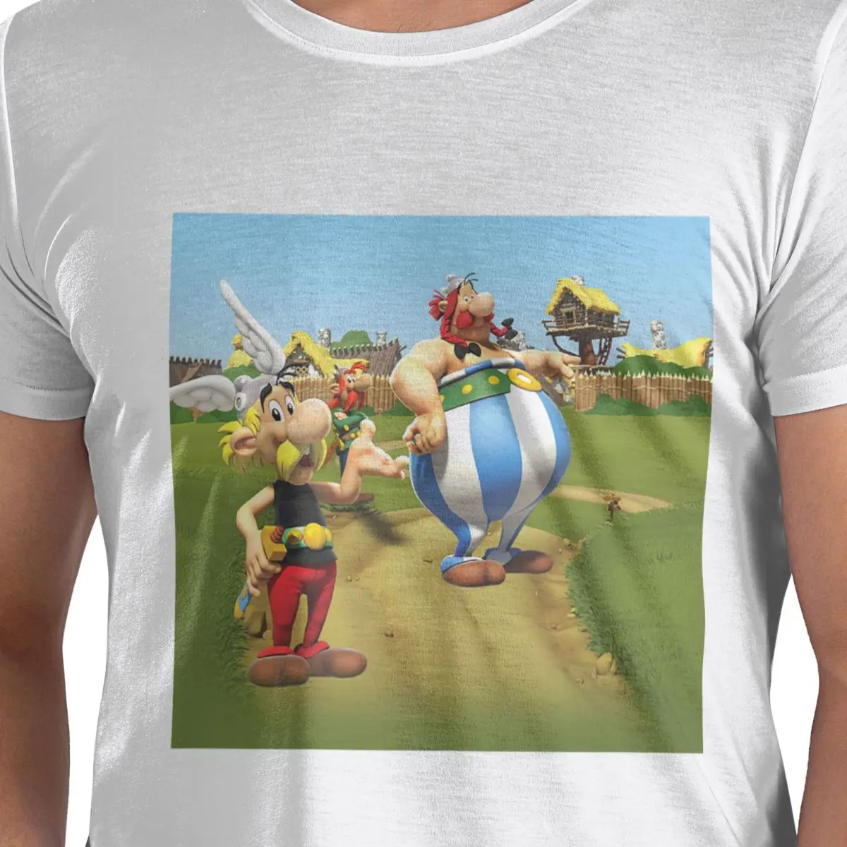 Астерикс и Обеликс Dogmatix футболка из 100% хлопка мужские футболки большого размера мужские с круглым вырезом с коротким рукавом S-6XL
Астерикс и Обеликс Dogmatix футболка из 100% хлопка мужские футболки большого размера мужские с круглым вырезом с коротким рукавом S-6XL