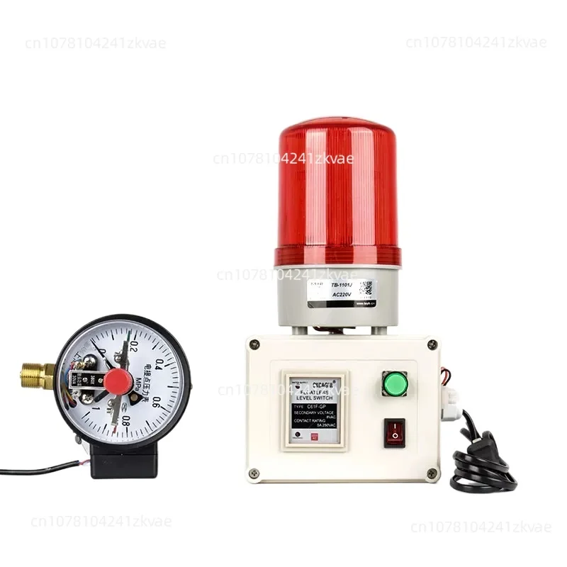 Pressure Alarm Switch,High/Low Liquid & Gas Pressure Alert with Loud Siren & Strobe Light,Mute Function for Water,Oil, Air Pipes
Pressure Alarm Switch,High/Low Liquid & Gas Pressure Alert with Loud Siren & Strobe Light,Mute Function for Water,Oil, Air Pipes