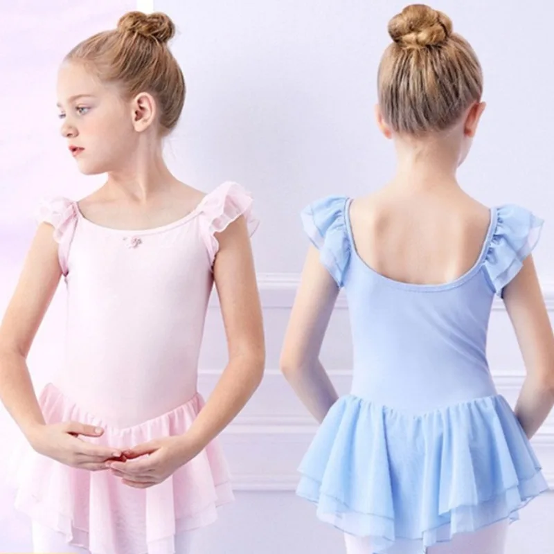 Kids Ballet Leotard with Ruffle Sleeve Double Layer Tulle Skirt Girls Breathable Gymnastics Dance Dress for Daily Training
Kids Ballet Leotard with Ruffle Sleeve Double Layer Tulle Skirt Girls Breathable Gymnastics Dance Dress for Daily Training