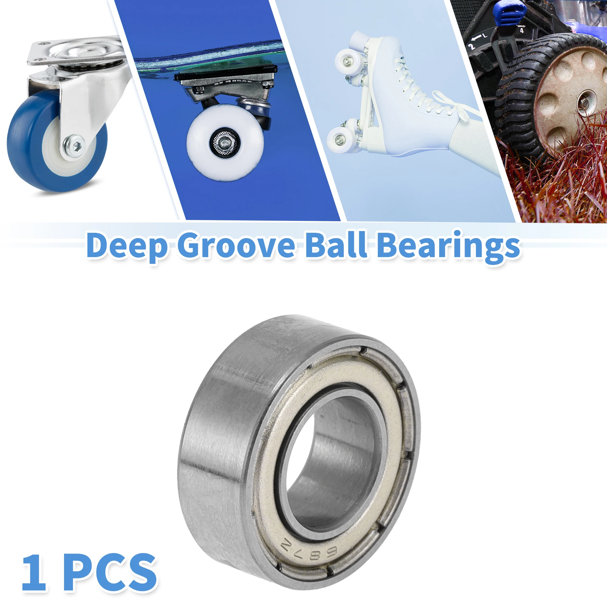 Motoforti 1470ZZ Deep Groove Ball Bearings Lubricated Bearings Double Metal Seal 7x14x5mm Silver Tone
Motoforti 1470ZZ Deep Groove Ball Bearings Lubricated Bearings Double Metal Seal 7x14x5mm Silver Tone