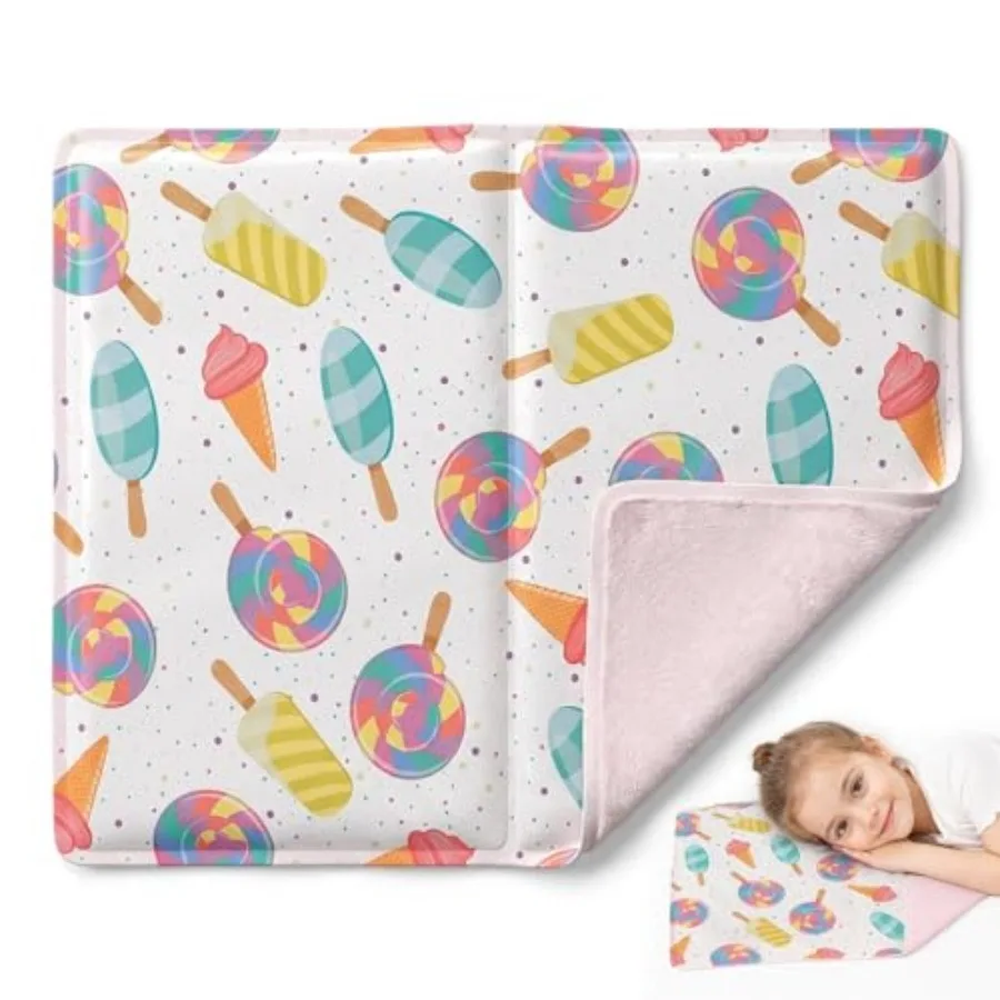 Ice Pack Cooling Gel Mat, Candy Cane and Ice Cream Pattern, 12x16 Inch, Plush Fabric Reverse, Cold Therapy for Pain Relief, Swe
Ice Pack Cooling Gel Mat, Candy Cane and Ice Cream Pattern, 12x16 Inch, Plush Fabric Reverse, Cold Therapy for Pain Relief, Swe