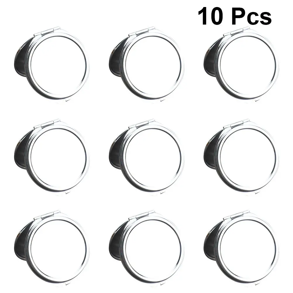 Набор из 10 портативных складных двусторонних зеркал высокой четкости с отражающим стеклом, круглые, для макияжа, для использования на улице, в сумке или кармане
Набор из 10 портативных складных двусторонних зеркал высокой четкости с отражающим стеклом, круглые, для макияжа, для использования на улице, в сумке или кармане