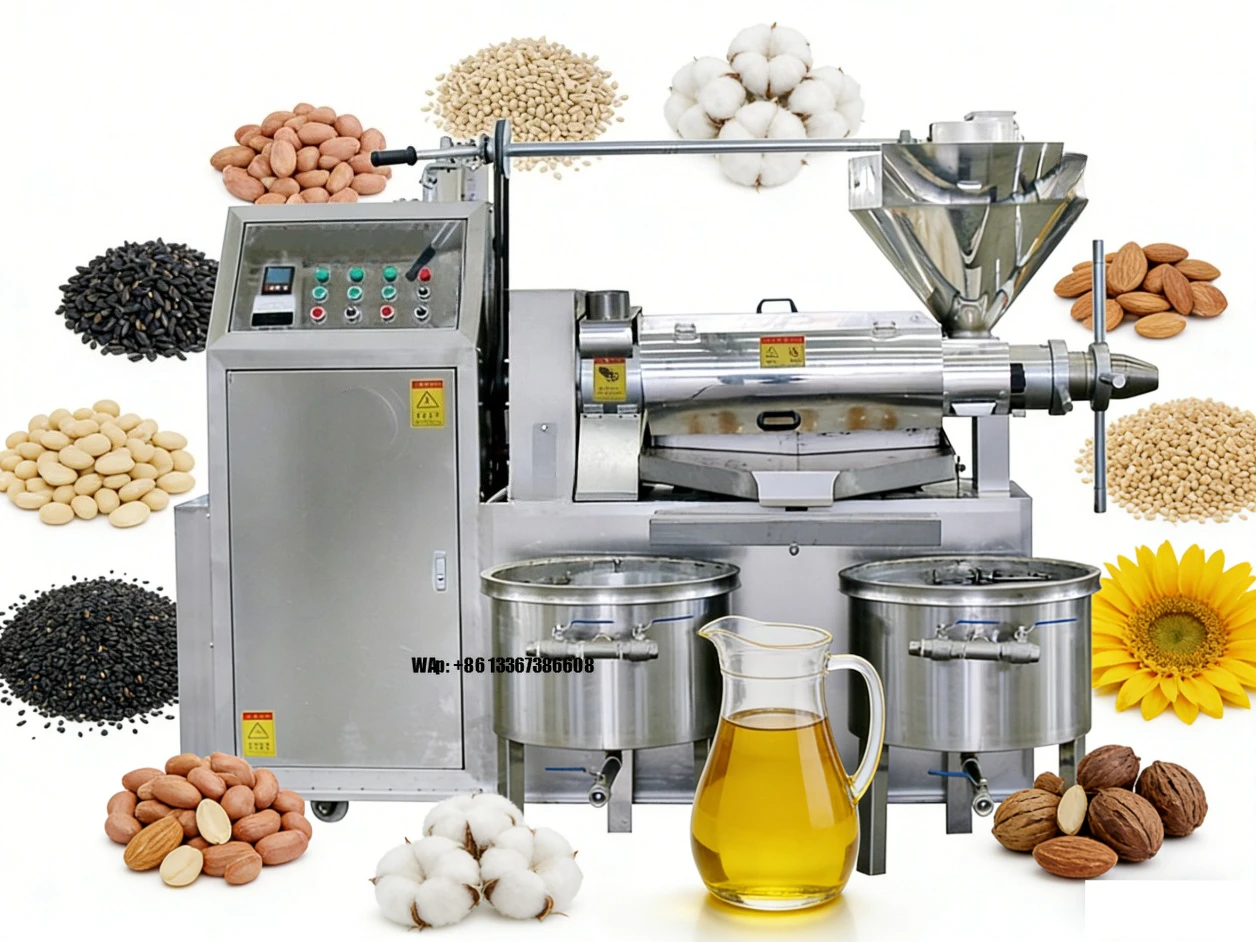 6YL-131 Automatic Hot and Cold Spiral Oil Press Soybean Flaxseed Peanut Rapeseed Olive Oil High Yield 250-300 kg/h
6YL-131 Automatic Hot and Cold Spiral Oil Press Soybean Flaxseed Peanut Rapeseed Olive Oil High Yield 250-300 kg/h
