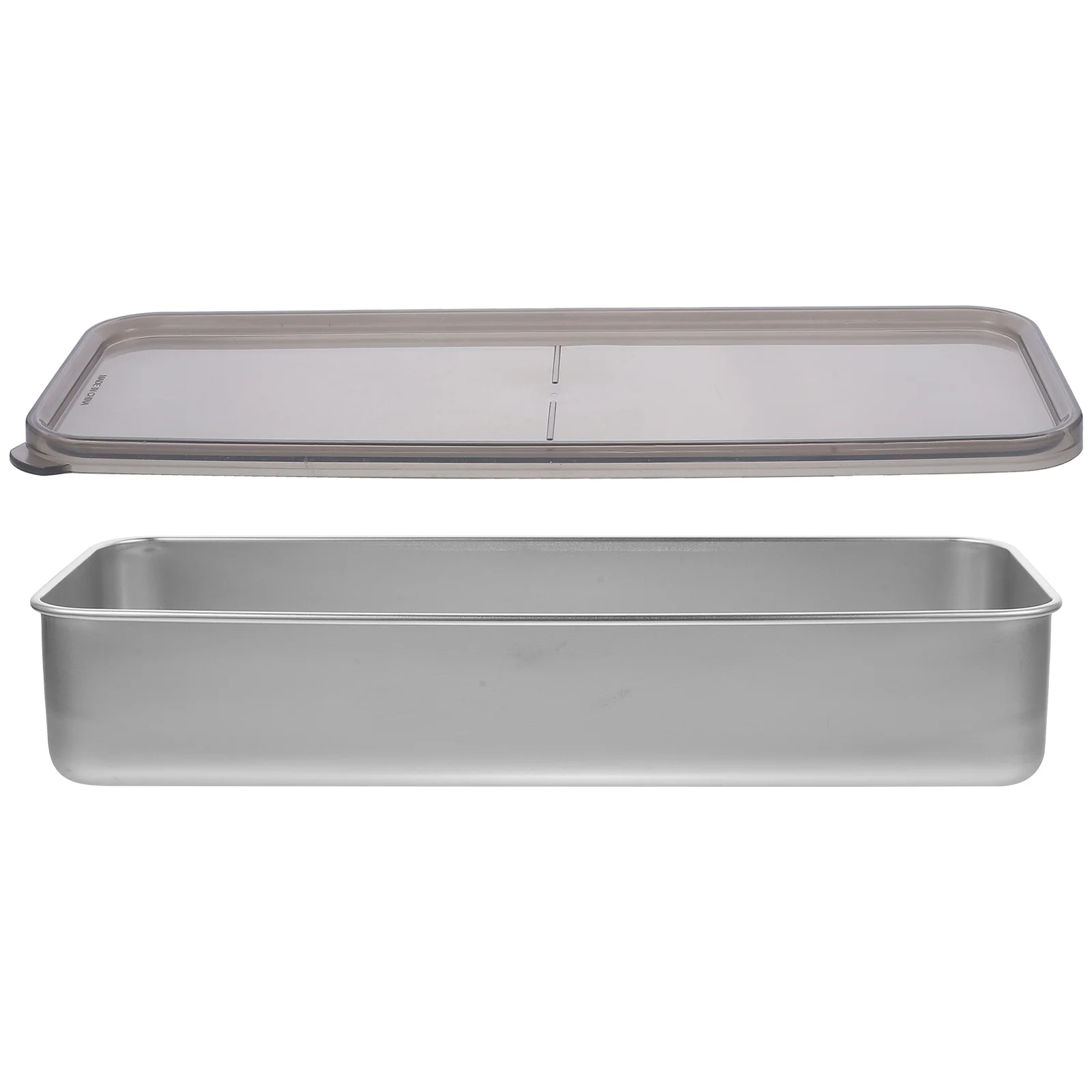 Stainless Steel Crisper Refrigerator Organizer Bin Foil Airtight Container Fridge Bacon Holder Storage Box
Stainless Steel Crisper Refrigerator Organizer Bin Foil Airtight Container Fridge Bacon Holder Storage Box