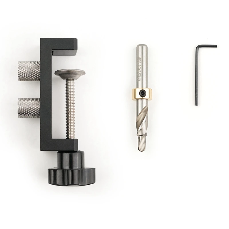 Ganwei Aluminum Alloy Hole Drilling Assistant DIY Countersunk Open Hole Quick Connect Tools Woodworking Clamping Fixing Puncher
Ganwei Aluminum Alloy Hole Drilling Assistant DIY Countersunk Open Hole Quick Connect Tools Woodworking Clamping Fixing Puncher