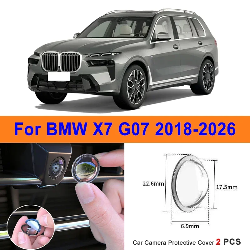 360 Reverse Image Car Camera Cover Anti-Scratch PC Lens Protector Stickers For BMW X7 G07 2018-2026 2Pcs
360 Reverse Image Car Camera Cover Anti-Scratch PC Lens Protector Stickers For BMW X7 G07 2018-2026 2Pcs