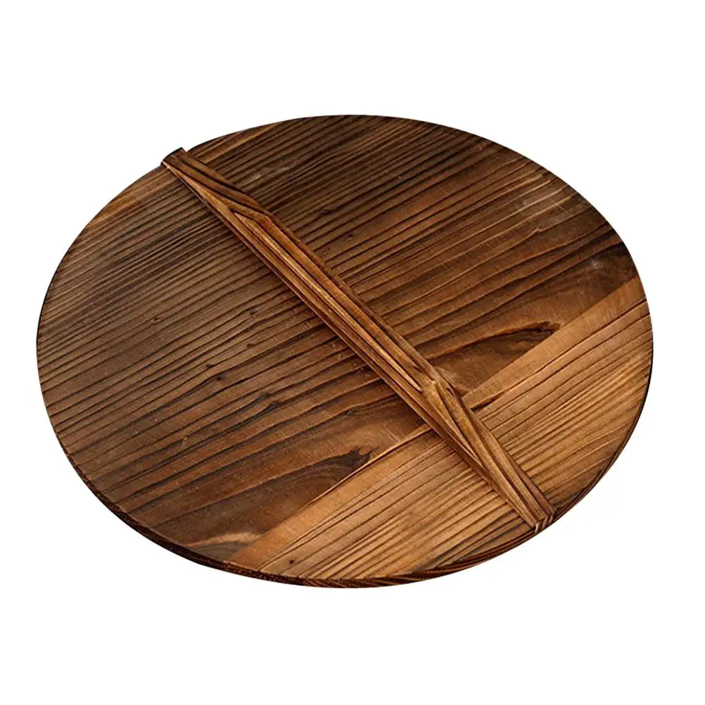 Wooden Wok Lid for Kitchen Cookware Light Brown Waterproof Corrosion Resistant Long Serving Stylish Smooth Surface No
Wooden Wok Lid for Kitchen Cookware Light Brown Waterproof Corrosion Resistant Long Serving Stylish Smooth Surface No