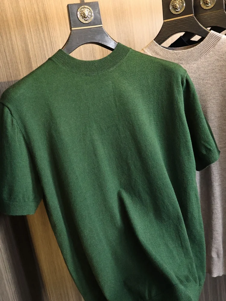 Summer Men's Color ODM Company Order Knitwear round Neck Short Sleeve Elastic Skin-friendly Fashionable Urban Style
Summer Men's Color ODM Company Order Knitwear round Neck Short Sleeve Elastic Skin-friendly Fashionable Urban Style