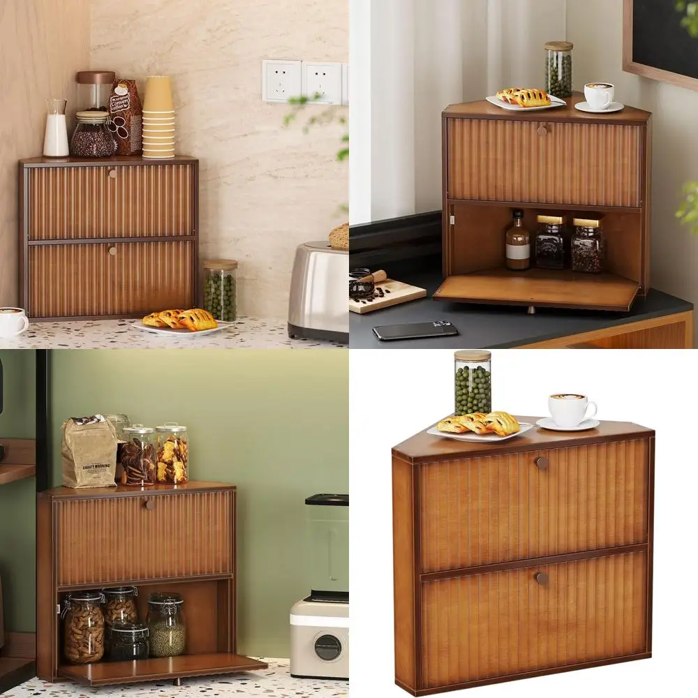 Vintage-Style Large Capacity Bamboo Bread Box with Two Layers for Kitchen Countertop Storage
Vintage-Style Large Capacity Bamboo Bread Box with Two Layers for Kitchen Countertop Storage