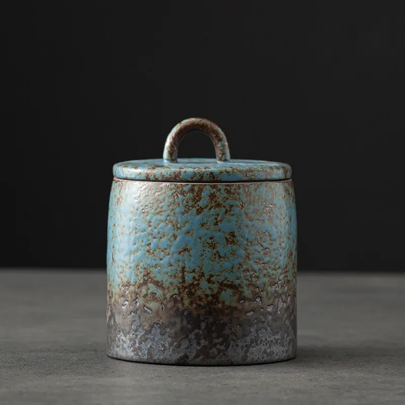 Vintage Stoneware Tea Pot with Lid Ceramic Sealed Food Storage Jar Pu'er Tea Pot Kitchen Nut Candy Storage Bottle Food Container
Vintage Stoneware Tea Pot with Lid Ceramic Sealed Food Storage Jar Pu'er Tea Pot Kitchen Nut Candy Storage Bottle Food Container