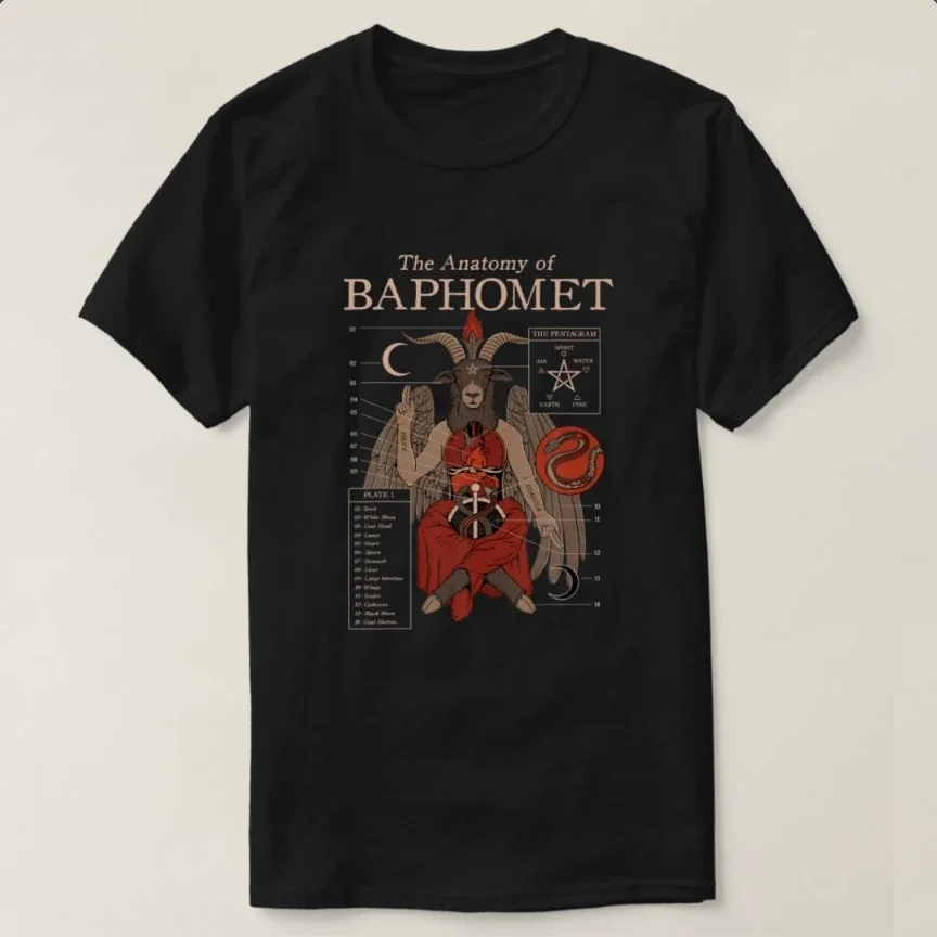 The Anatomy of Baphomet Lucifer Satanic Satan T-Shirt 100% Cotton O-Neck Short Sleeve Summer Casual Mens T-shirt Streetwear
The Anatomy of Baphomet Lucifer Satanic Satan T-Shirt 100% Cotton O-Neck Short Sleeve Summer Casual Mens T-shirt Streetwear