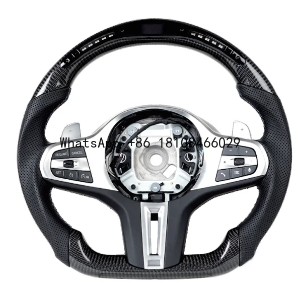 Carbon Fiber LED Smart Steering Wheel Customized for BMW G Chassis 5 Series
Carbon Fiber LED Smart Steering Wheel Customized for BMW G Chassis 5 Series