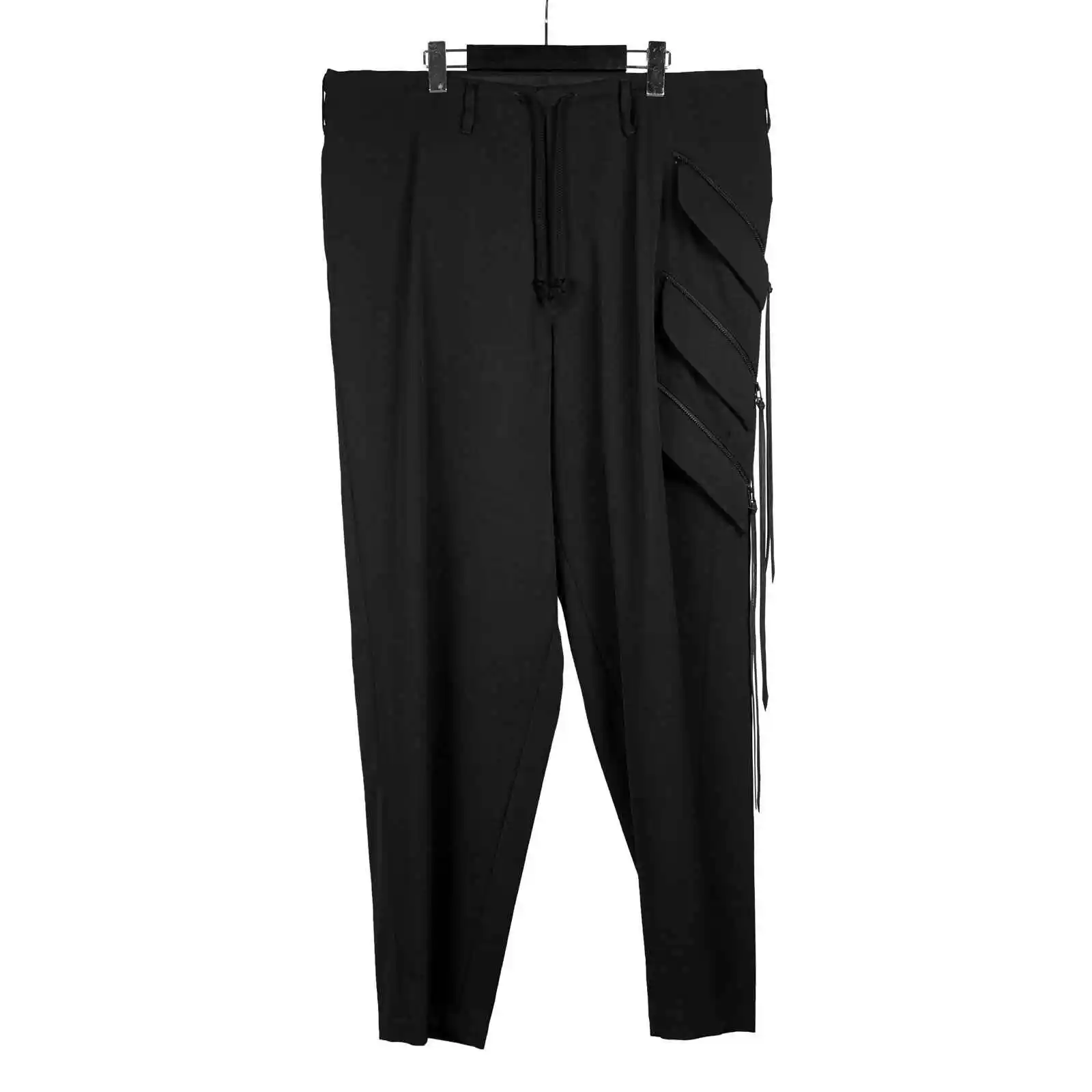 TOP-YAMAMOTO Japanese original design dark and niche black multi-pocket zipper straight-leg pants
TOP-YAMAMOTO Japanese original design dark and niche black multi-pocket zipper straight-leg pants