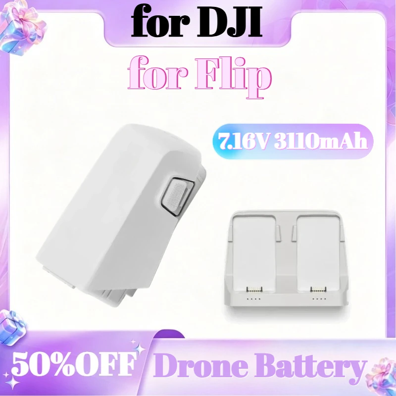 3110mAh 7.16V for DJI Flip Battery Compatible Flip Intelligent Flight Battery Accessories Flight Time 31 Minutes
3110mAh 7.16V for DJI Flip Battery Compatible Flip Intelligent Flight Battery Accessories Flight Time 31 Minutes
