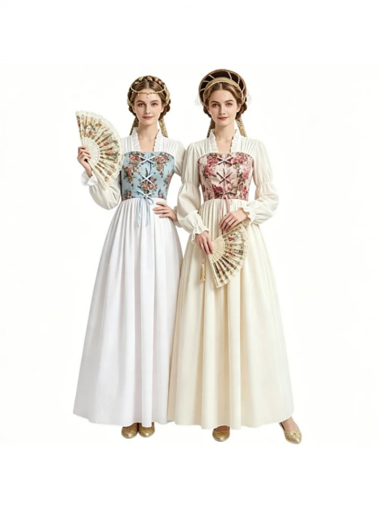 European Style Long Skirt Children's Performance Dress Medieval Countryside Wind Halloween Stage Play Girls Dress Warmth
European Style Long Skirt Children's Performance Dress Medieval Countryside Wind Halloween Stage Play Girls Dress Warmth