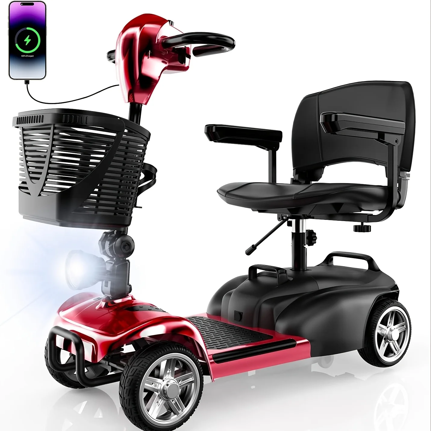 Electric motorcyclethree wheeled electric motorcycle, 250w 24v, with LED headlights, basket15 miles remote with removable basket
Electric motorcyclethree wheeled electric motorcycle, 250w 24v, with LED headlights, basket15 miles remote with removable basket
