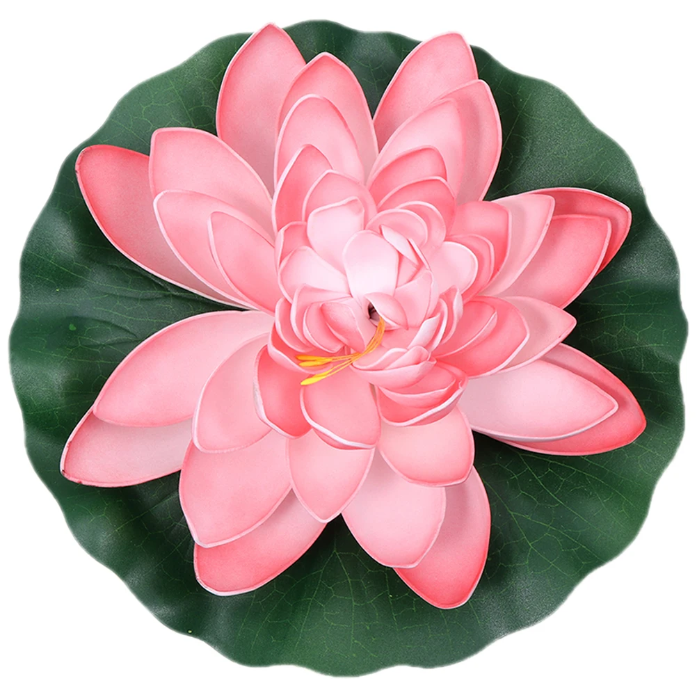 Simulation Decor 17cm Pink EVA Floating Flowers for Pond Pool Aquarium Garden Decoration Artificial Lily Leaf
Simulation Decor 17cm Pink EVA Floating Flowers for Pond Pool Aquarium Garden Decoration Artificial Lily Leaf