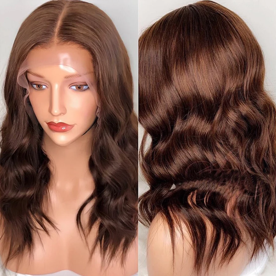 Easy Wear Copper Brown Short Body Wave 13x4 Lace Front Synthetic Wig for Black Women Glueless High-Temperature Fiber Wigs
Easy Wear Copper Brown Short Body Wave 13x4 Lace Front Synthetic Wig for Black Women Glueless High-Temperature Fiber Wigs