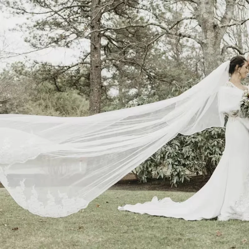 Lace with Sequins in White , off-White , Ivory Wedding Veil Cathedral Length Bridal Veil
Lace with Sequins in White , off-White , Ivory Wedding Veil Cathedral Length Bridal Veil