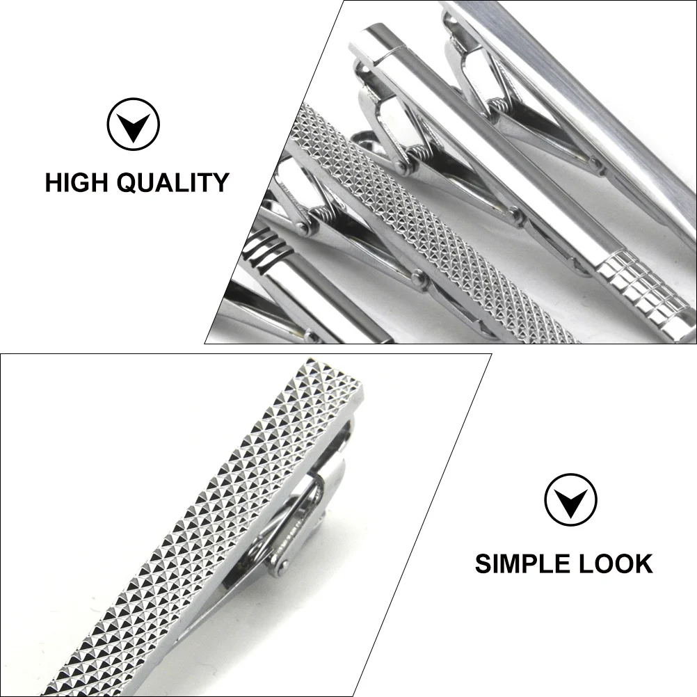 8 Pcs Tie Clip Set Clamp Wedding Clips Casual Necktie Clasp Fashion Suit Decoration Man
8 Pcs Tie Clip Set Clamp Wedding Clips Casual Necktie Clasp Fashion Suit Decoration Man