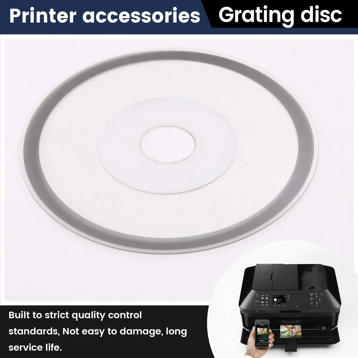 L70A New QC2-6384 Encoder Disc for Canon PIXMA MG3070s G2800 G1800 G3800 G6030 G2400 G4800 Printer Parts
L70A New QC2-6384 Encoder Disc for Canon PIXMA MG3070s G2800 G1800 G3800 G6030 G2400 G4800 Printer Parts