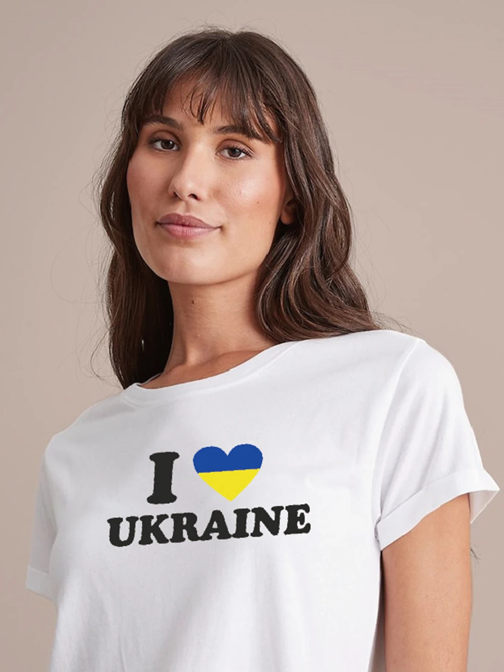 Premium Women's T-Shirt Owi I love Ukraine Patriotism Simple Casual Printing Cotton Shirt Summer Boutique Drop Sleeve Cool Tee
Premium Women's T-Shirt Owi I love Ukraine Patriotism Simple Casual Printing Cotton Shirt Summer Boutique Drop Sleeve Cool Tee