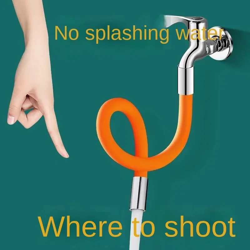 Copper head extension pipe faucet extension kitchen universal anti-splash device Universal rotary external hose
Copper head extension pipe faucet extension kitchen universal anti-splash device Universal rotary external hose