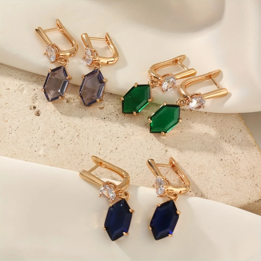 CDJAIME Fashion zirconia Dangle Earrings for Women 2025 New Golden Geometric Drop Earring Wedding Party Jewelry Accessories
CDJAIME Fashion zirconia Dangle Earrings for Women 2025 New Golden Geometric Drop Earring Wedding Party Jewelry Accessories