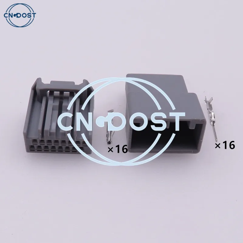 1 Set 16 Pin MX34016SF1 MX34016PF1 Automotive Connector AC Assembly Cable Sokcet Grey Auto Wiring Plug For Honda
1 Set 16 Pin MX34016SF1 MX34016PF1 Automotive Connector AC Assembly Cable Sokcet Grey Auto Wiring Plug For Honda