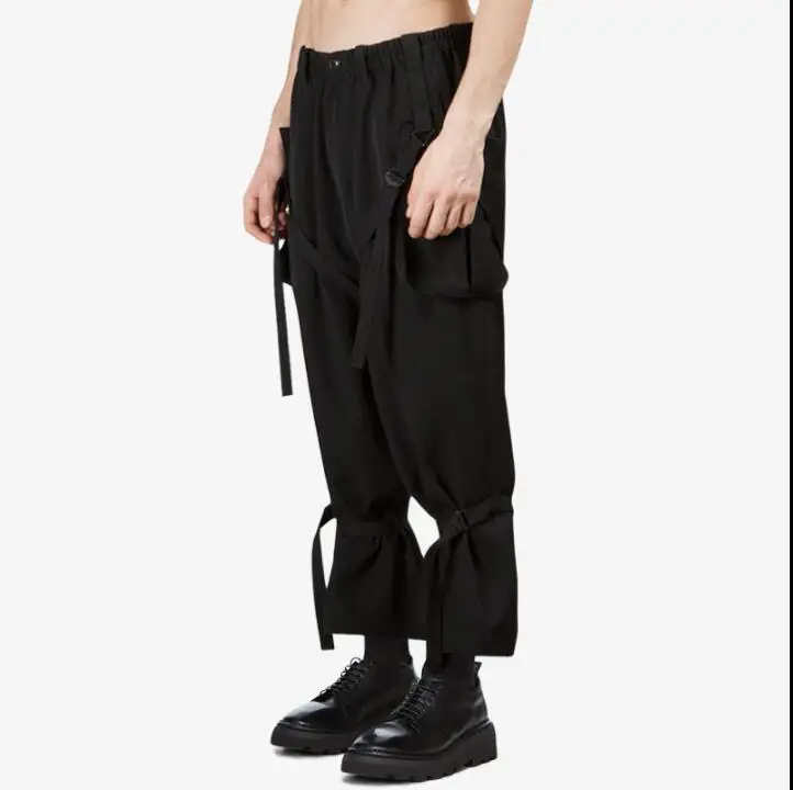 Men's Fashion Trend Black Strap Wide Leg Pants Men's Loose 2023 New Japanese Vintage Straight Leg Pants
Men's Fashion Trend Black Strap Wide Leg Pants Men's Loose 2023 New Japanese Vintage Straight Leg Pants