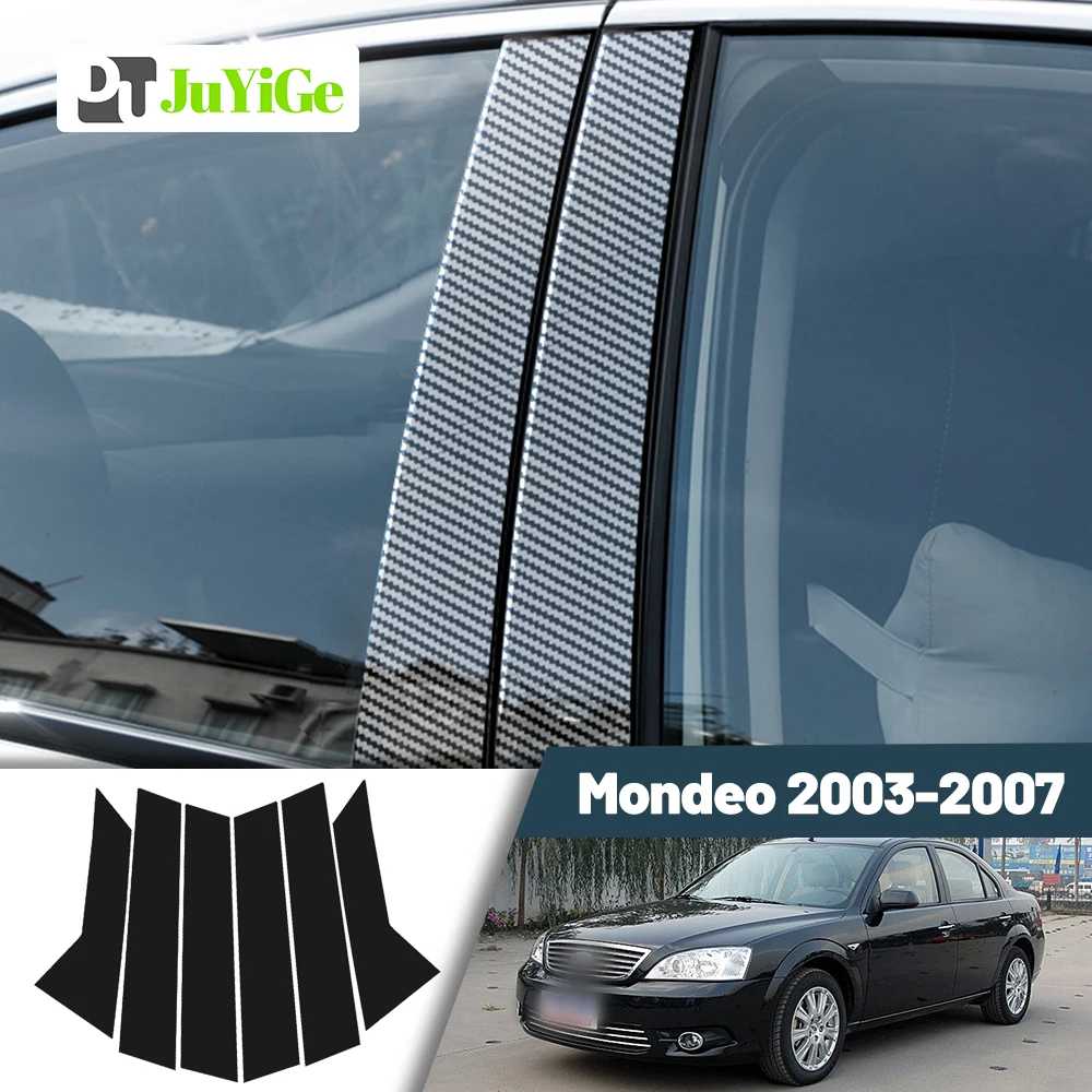 Glossy Black Carbon Fiber Window Door Deal B C Pillar Post Cover Sticker For Ford Mondeo 2003-2007 2004 2005 2006
Glossy Black Carbon Fiber Window Door Deal B C Pillar Post Cover Sticker For Ford Mondeo 2003-2007 2004 2005 2006