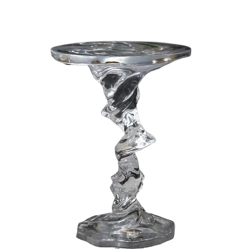 Simple crystal epoxy resin coffee table transparent platinum crystal living room side hotel lobby high-end display ornament
Simple crystal epoxy resin coffee table transparent platinum crystal living room side hotel lobby high-end display ornament