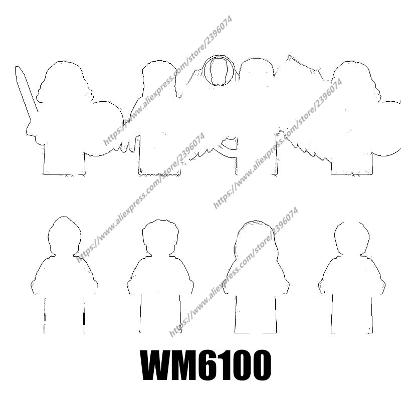 1 шт., экшн-фигурки, строительные блоки, игрушки, серия WM6100, WM2041, WM2042, WM2043, WM2044, WM2045, WM2046, WM2047, WM2048
1 шт., экшн-фигурки, строительные блоки, игрушки, серия WM6100, WM2041, WM2042, WM2043, WM2044, WM2045, WM2046, WM2047, WM2048