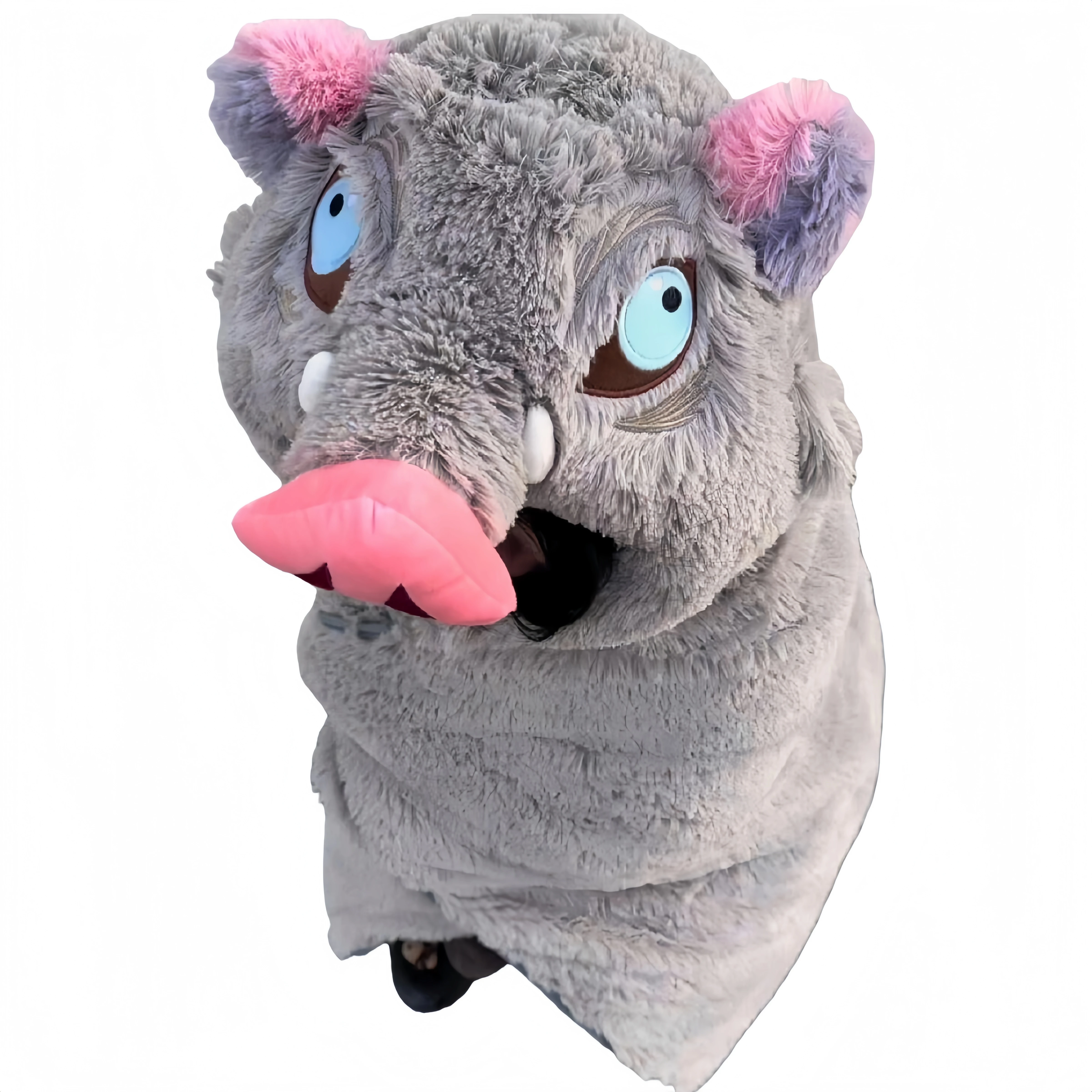 Demon Slayer Cosplay Prop Wild Boar Hooded Blanket Grey Pig Warm Flannel Wearable Blanket Comfortable Cloak Nap Xmas Gifts
Demon Slayer Cosplay Prop Wild Boar Hooded Blanket Grey Pig Warm Flannel Wearable Blanket Comfortable Cloak Nap Xmas Gifts