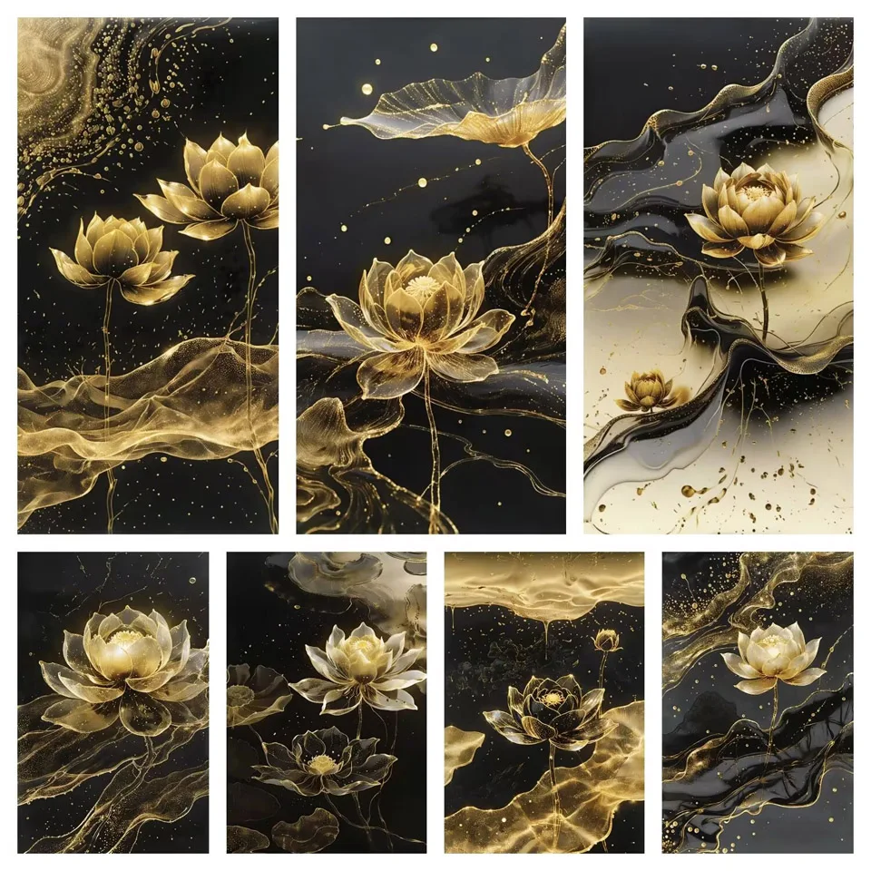 DIY 5D Diamond Painting New Arrival Gilded Lotus Landscape Full Mosaic Diamond Embroidery Art Rhinestone for Home Decor
DIY 5D Diamond Painting New Arrival Gilded Lotus Landscape Full Mosaic Diamond Embroidery Art Rhinestone for Home Decor
