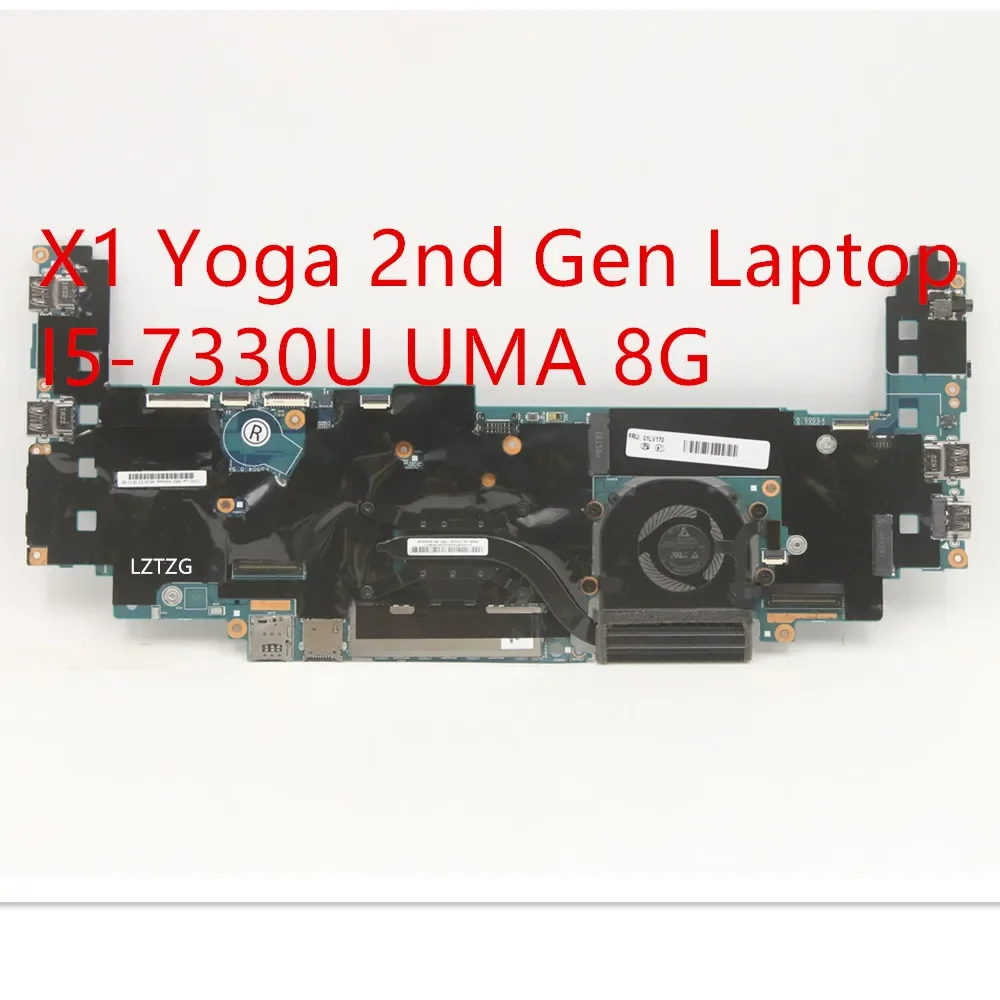 Motherboard For Lenovo ThinkPad X1 Yoga 2nd Gen Laptop Mainboard I5-7300U UMA 8G 5B20V13708 01LV170 100% Tested OK
Motherboard For Lenovo ThinkPad X1 Yoga 2nd Gen Laptop Mainboard I5-7300U UMA 8G 5B20V13708 01LV170 100% Tested OK