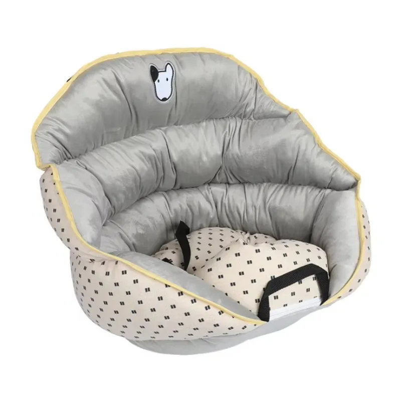 Suitable for cats and dogs, luxury pets, heightened comfort, car seat, safety travel bed
Suitable for cats and dogs, luxury pets, heightened comfort, car seat, safety travel bed
