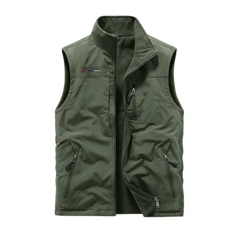Autumn/Winter 2023 Double Sided Vest for Men's Outdoor Sports Tank Top, Shoulder Top, Plush Vest, Sleeveless Jacket
Autumn/Winter 2023 Double Sided Vest for Men's Outdoor Sports Tank Top, Shoulder Top, Plush Vest, Sleeveless Jacket