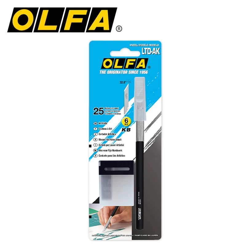 OLFA LTD-AK/LTD-09 Художественный нож, нож-ручка, алюминиевый держатель, нож-ручка, резак с 25 шт. запасным лезвием KB, инструменты для рукоделия, хобби, резьбы
OLFA LTD-AK/LTD-09 Художественный нож, нож-ручка, алюминиевый держатель, нож-ручка, резак с 25 шт. запасным лезвием KB, инструменты для рукоделия, хобби, резьбы