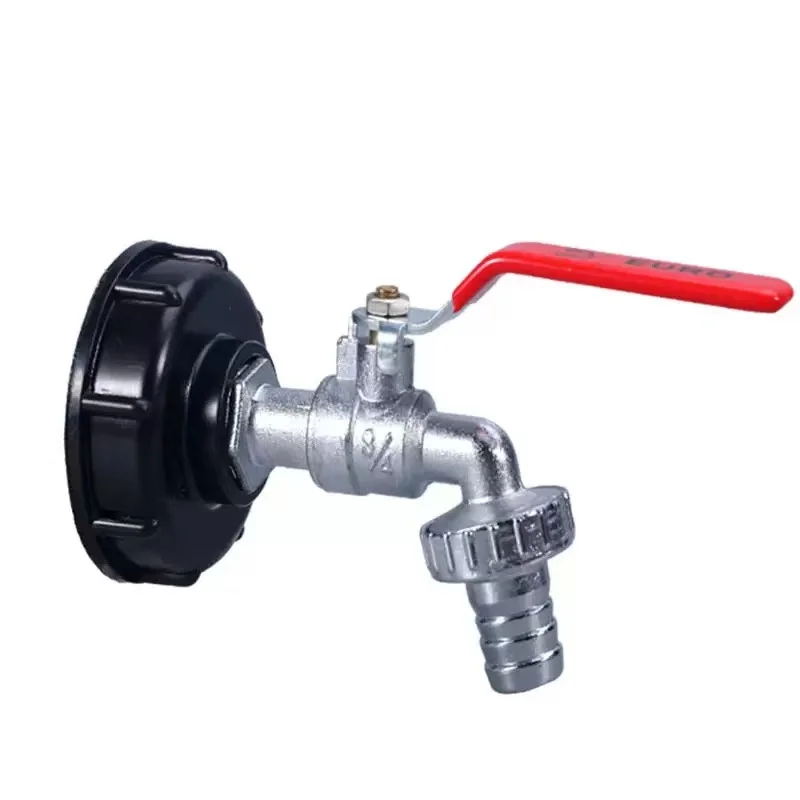 Garden Home Valve Fitting Faucet New Durable IBC Tank Tap Adapter S60*6 Coarse Thread to 1/2'' 3/4'' Connector Replacement Valve
Garden Home Valve Fitting Faucet New Durable IBC Tank Tap Adapter S60*6 Coarse Thread to 1/2'' 3/4'' Connector Replacement Valve